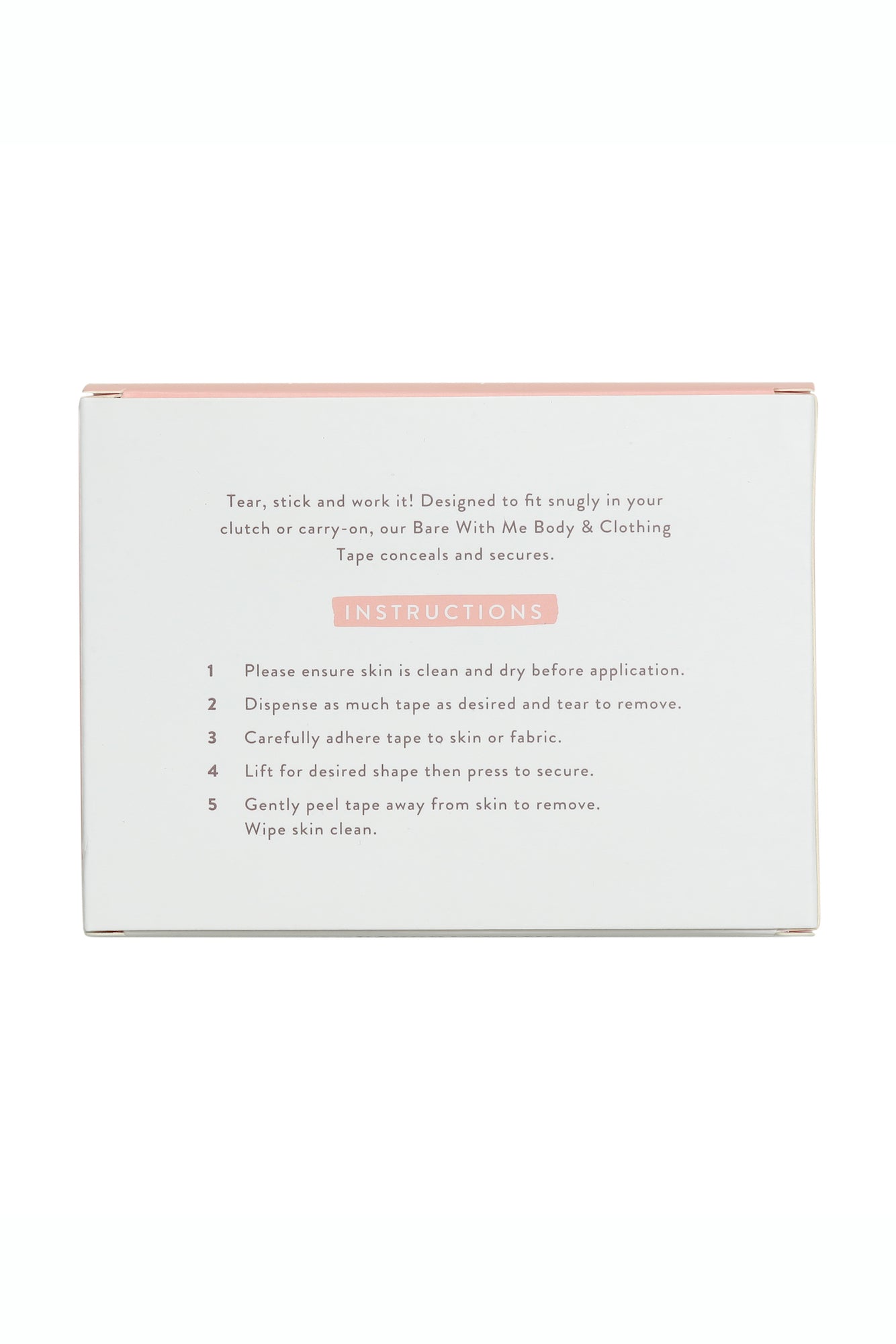 UNDERCOVER Style Helpers Bare With Me Body & Clothing Tape