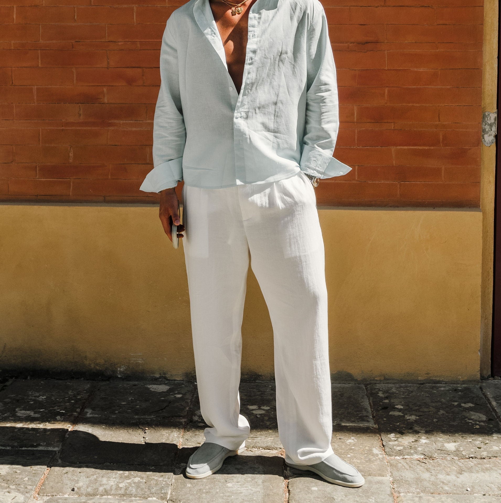Linen Pants Relaxed Fit
