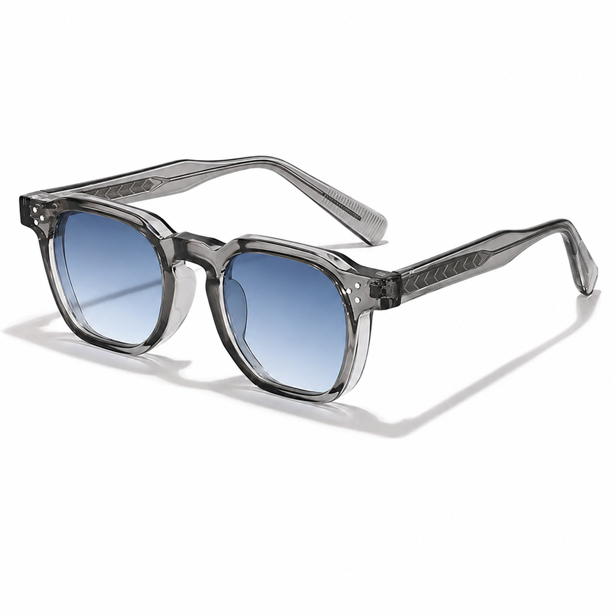 Men's Polarized Vintage Square Frame Sunglasses