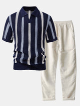 Blau/Beige