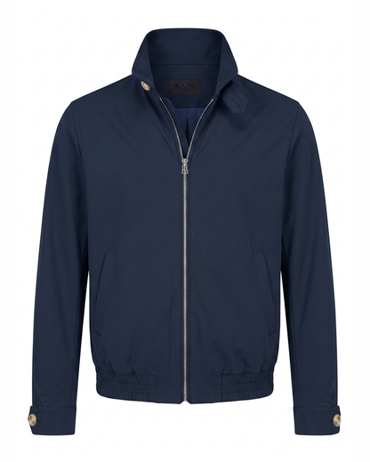 St. Moritz Harrington Jacket - Navy Blue