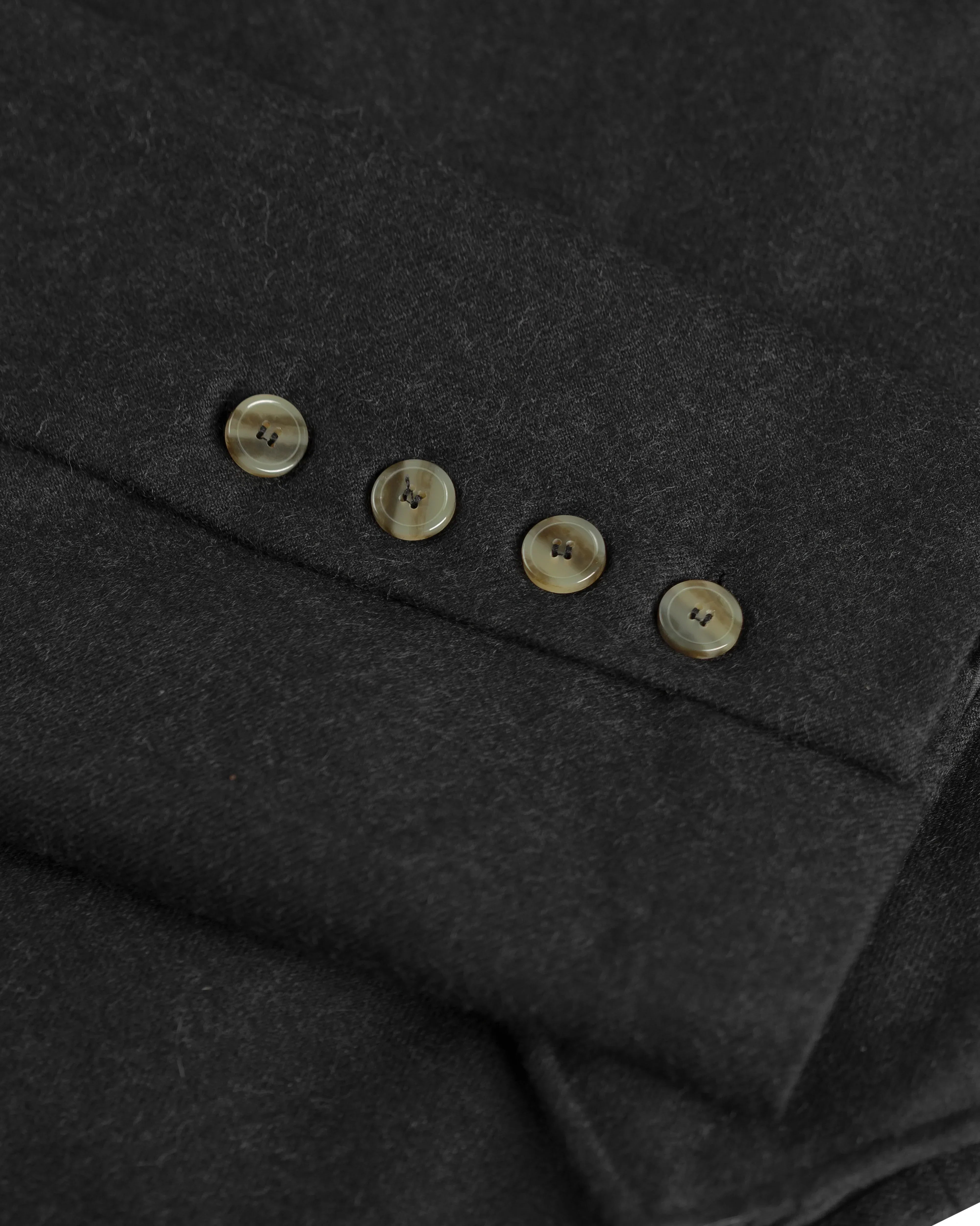St. Moritz Coat in 100% Merino Wool - Oxford Gray