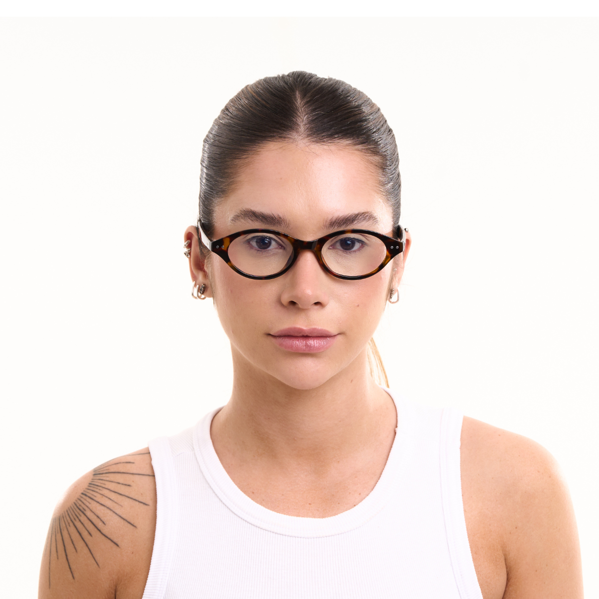 Olinda Eyeglasses - Leopard Print