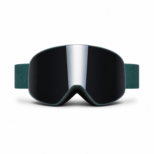 ARTIKA Teal Mirrored UV400 Anti-Fog Ski Goggles