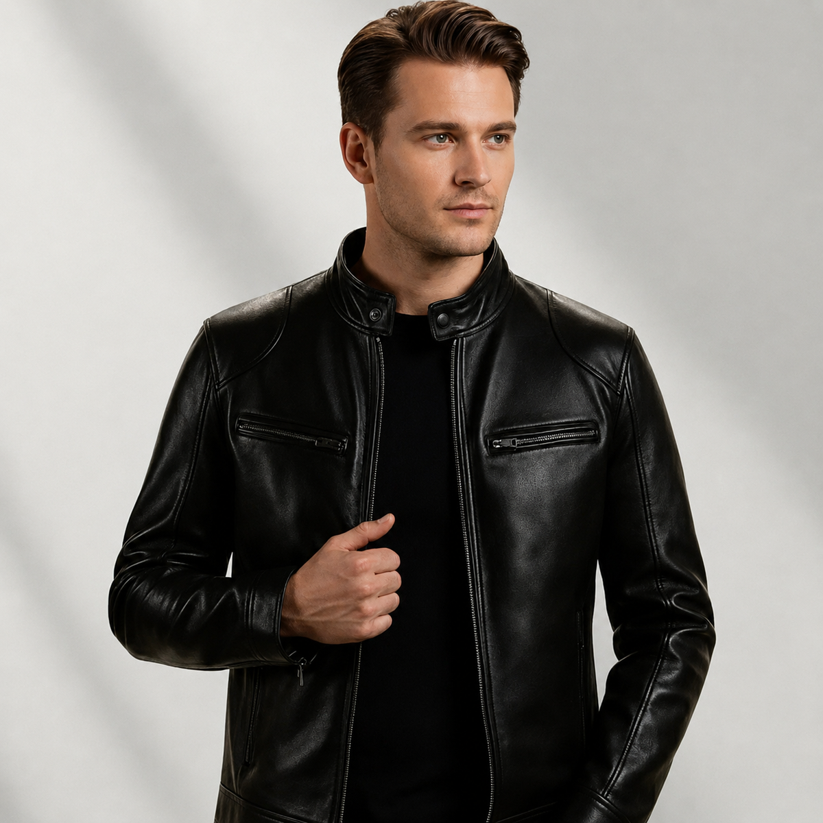 Londoner Lederjacke