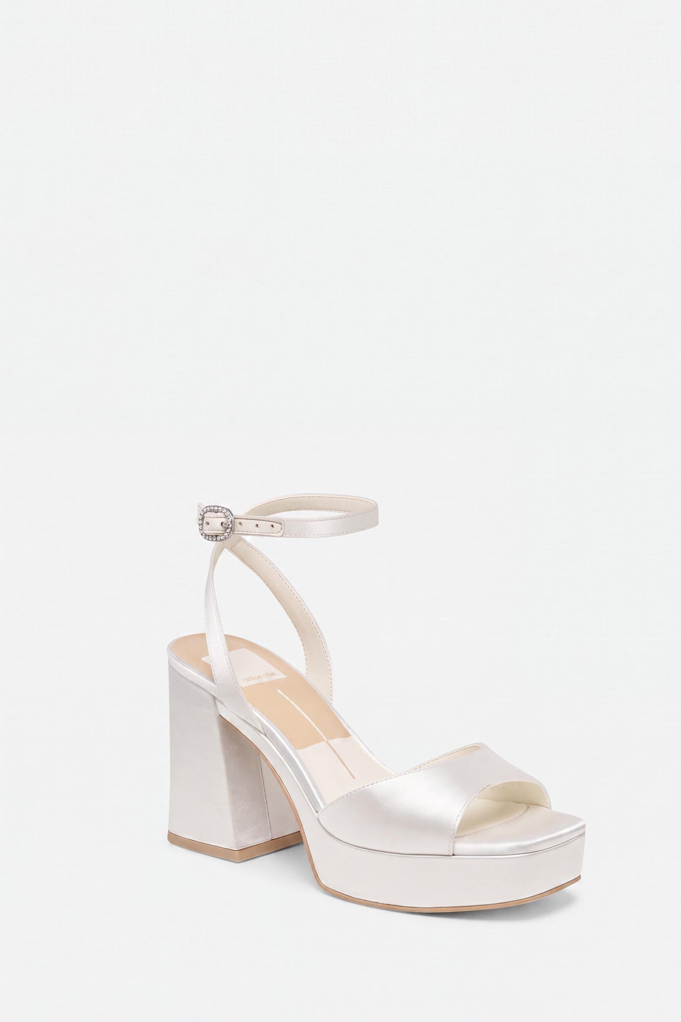 Felica Heels White Satin