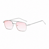 Silberner Rahmen / Roségoldene Linse