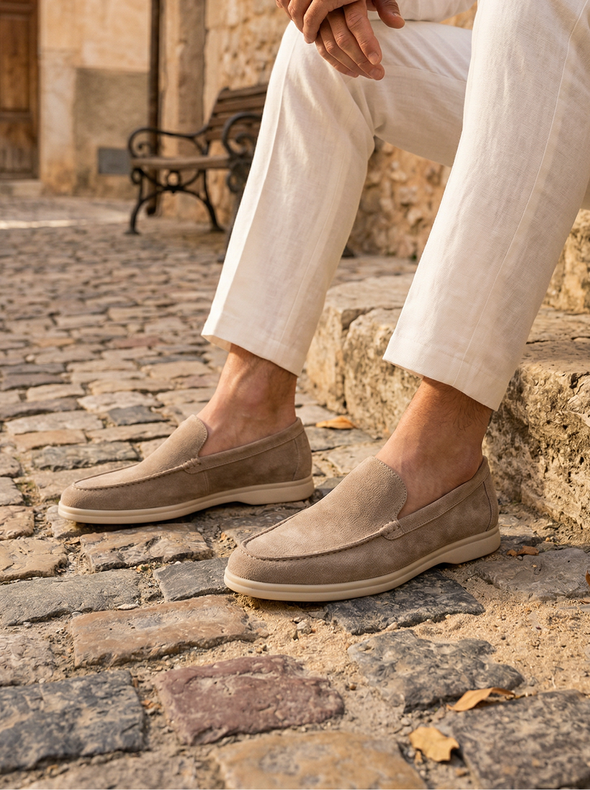 Florence Suede Loafers - Casual Footwear