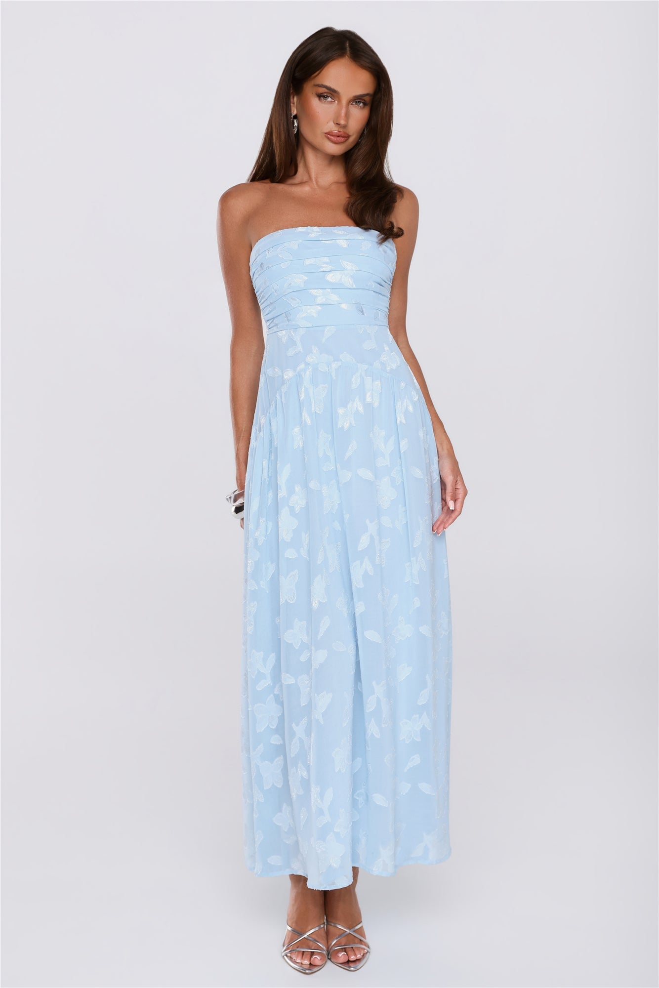 Dress Ready Strapless Maxi Dress Blue