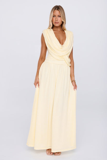 Made To Lead Maxi Dress Yellow