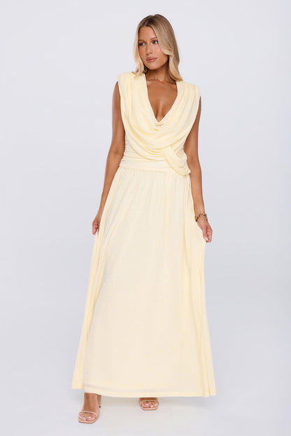 Made To Lead Maxi Dress Yellow