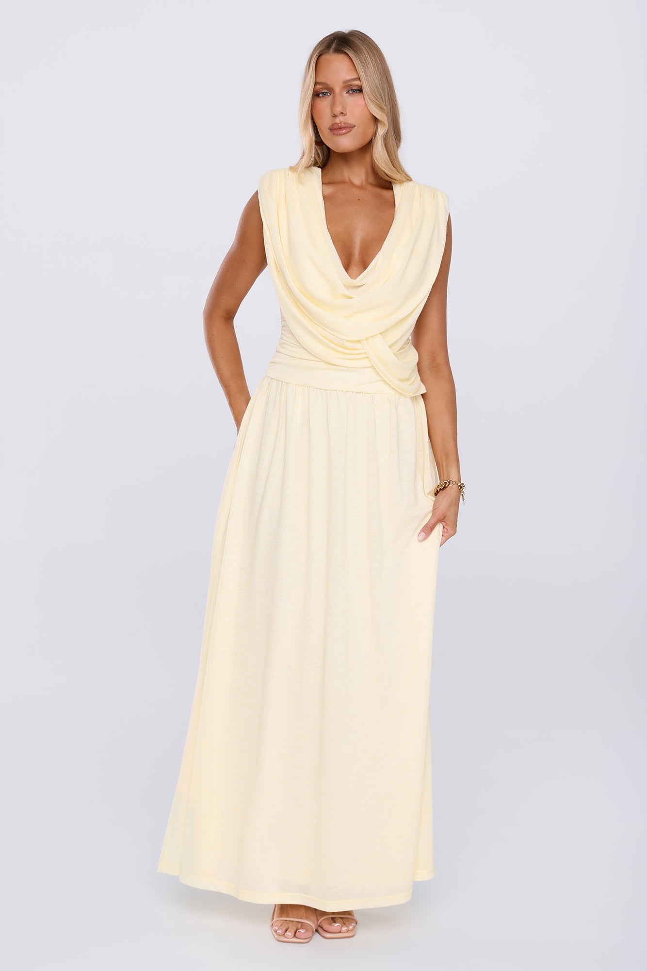 Made To Lead Maxi Dress Yellow