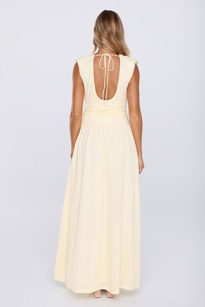 Made To Lead Maxi Dress Yellow