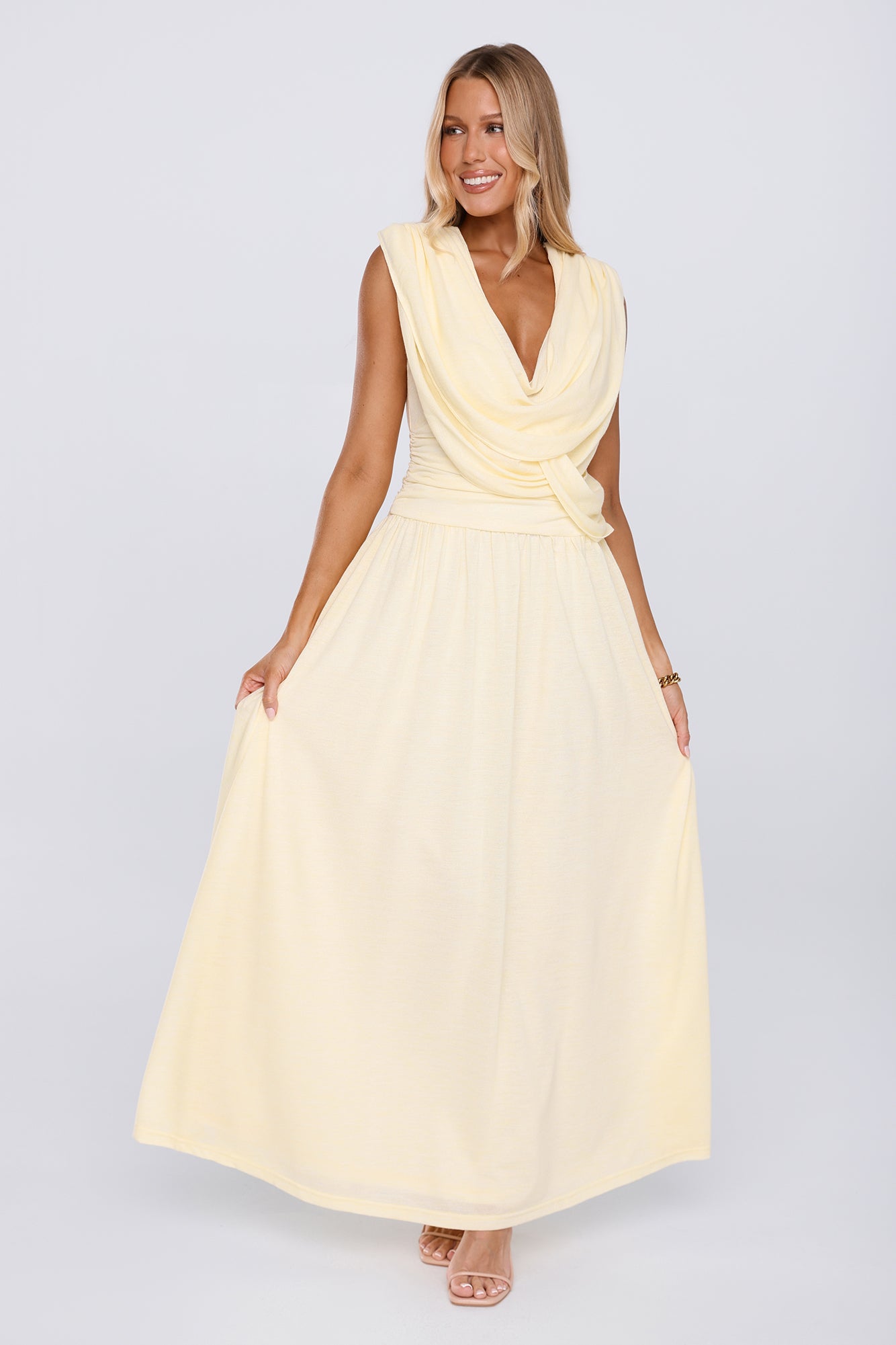 Made To Lead Maxi Dress Yellow