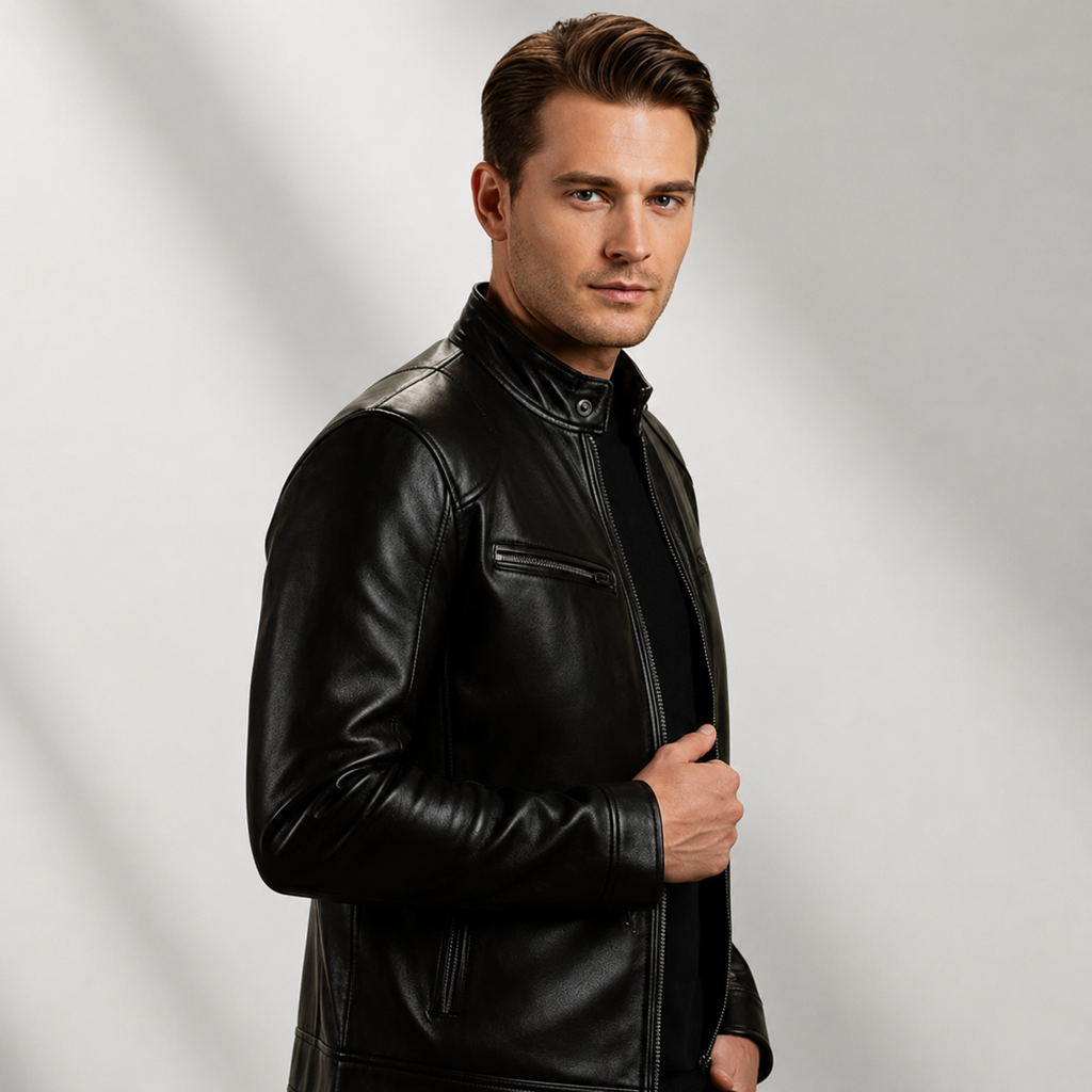 Londoner Lederjacke