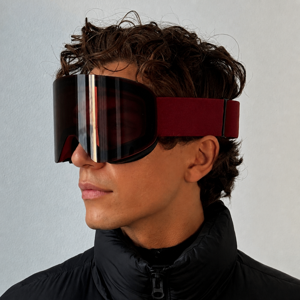 ARTIKA Cherry verspiegelte UV400 Anti-Beschlag Skibrille