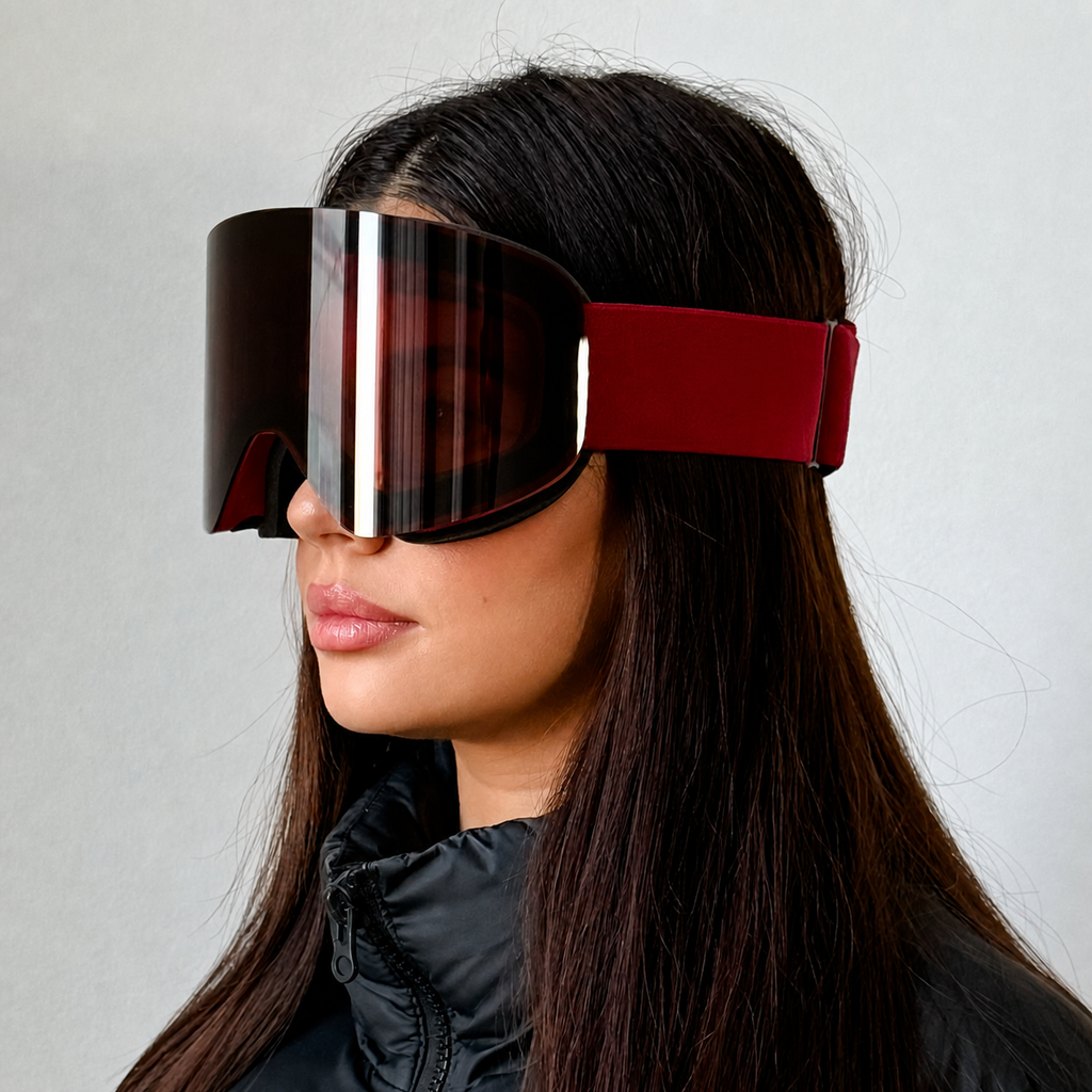 ARTIKA Cherry verspiegelte UV400 Anti-Beschlag Skibrille
