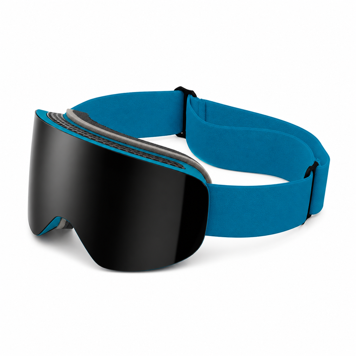 ARTIKA Cyan Mirrored UV400 Anti-Fog Ski Goggles