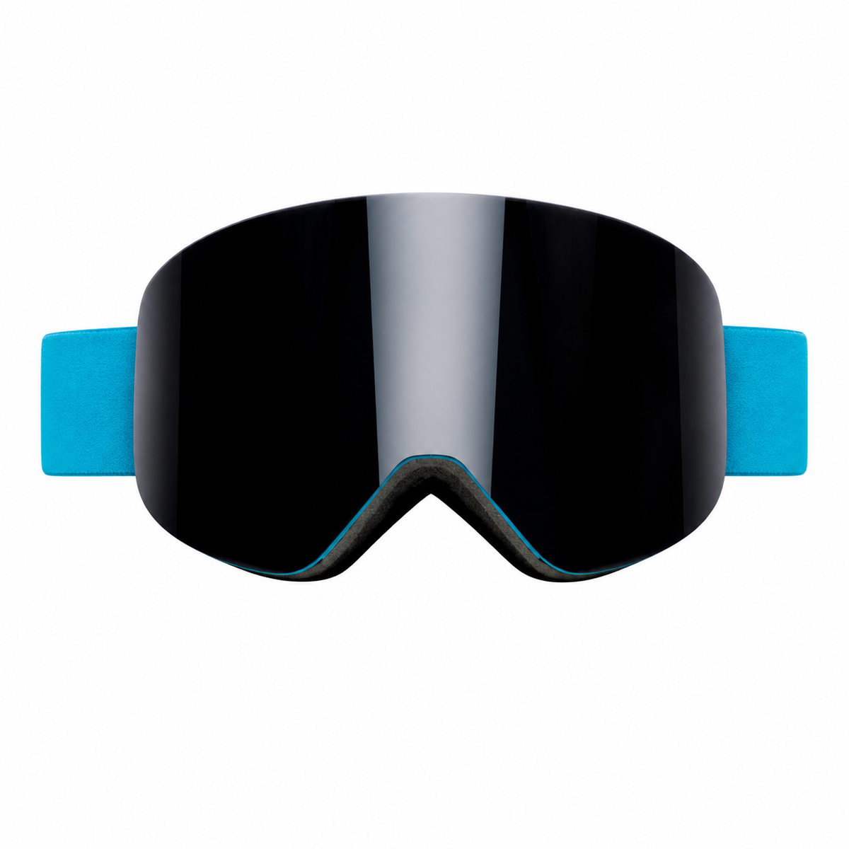 ARTIKA Cyan Mirrored UV400 Anti-Fog Ski Goggles