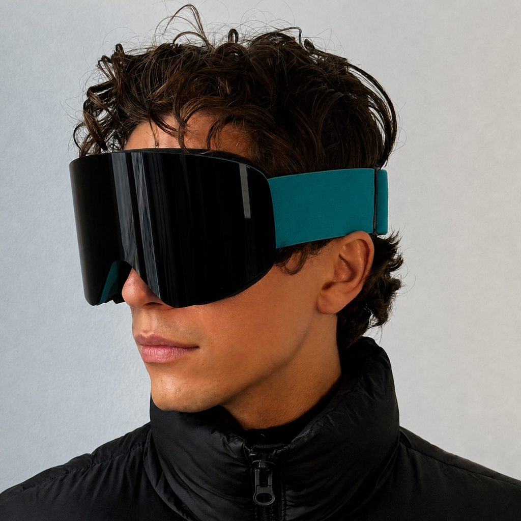 ARTIKA Cyan verspiegelte UV400 Anti-Beschlag Skibrille