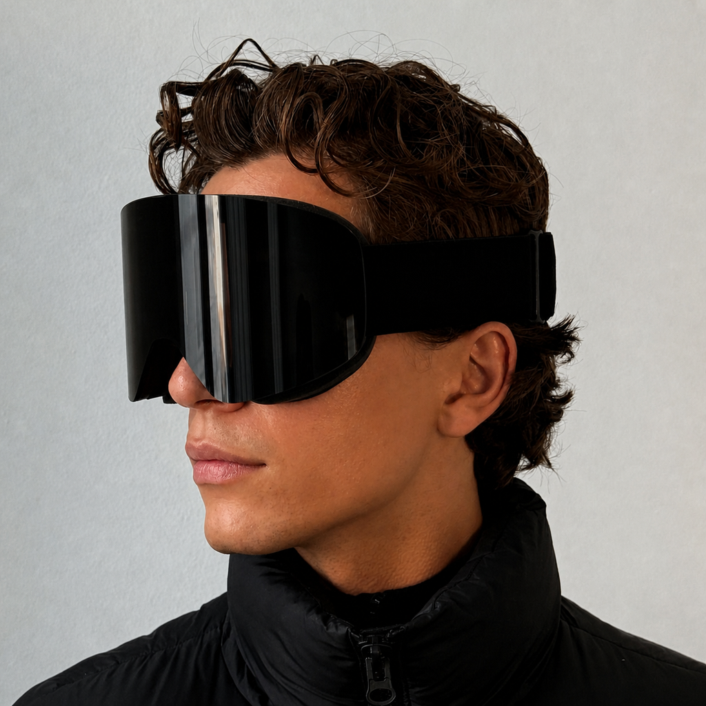 ARTIKA Midnight Mirrored UV400 Anti-Fog Ski Goggles