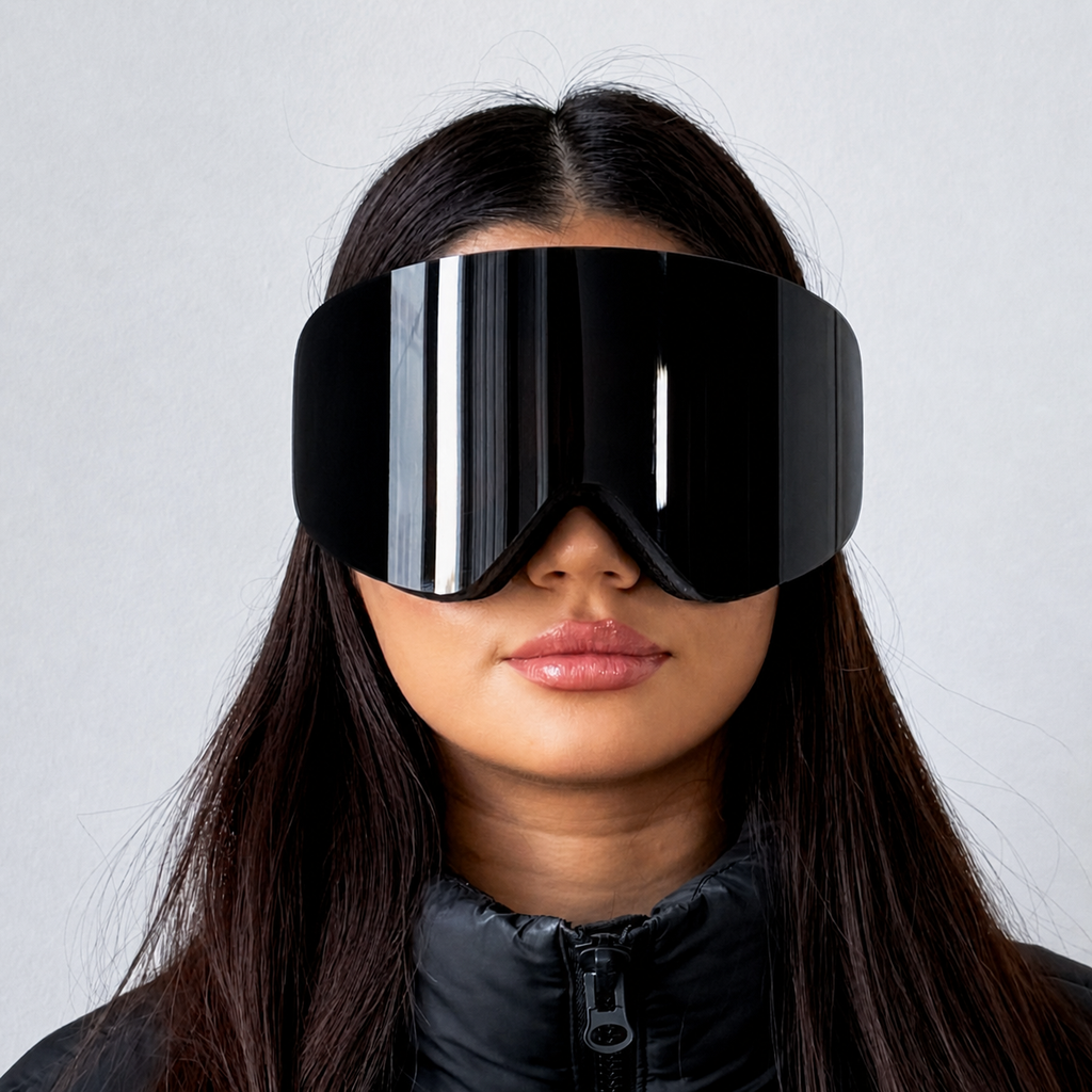 ARTIKA Midnight Mirrored UV400 Anti-Fog Ski Goggles