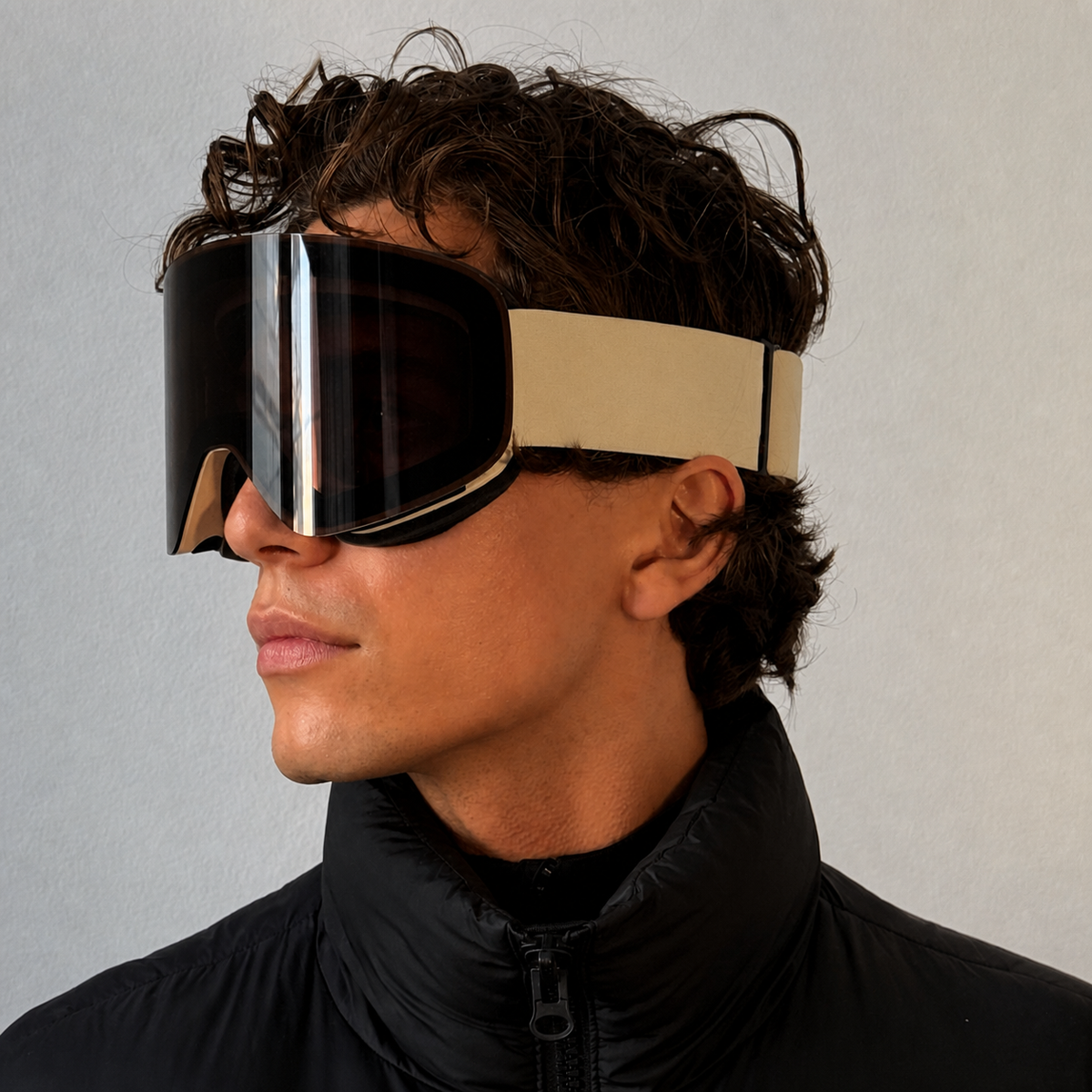 ARTIKA Sand Mirrored UV400 Anti-Fog Ski Goggles