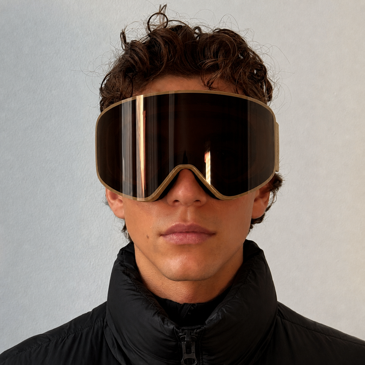 ARTIKA Sand Mirrored UV400 Anti-Fog Ski Goggles