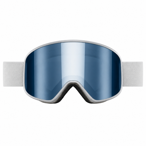 ARTIKA Silver Mirrored UV400 Anti-Fog Ski Goggles
