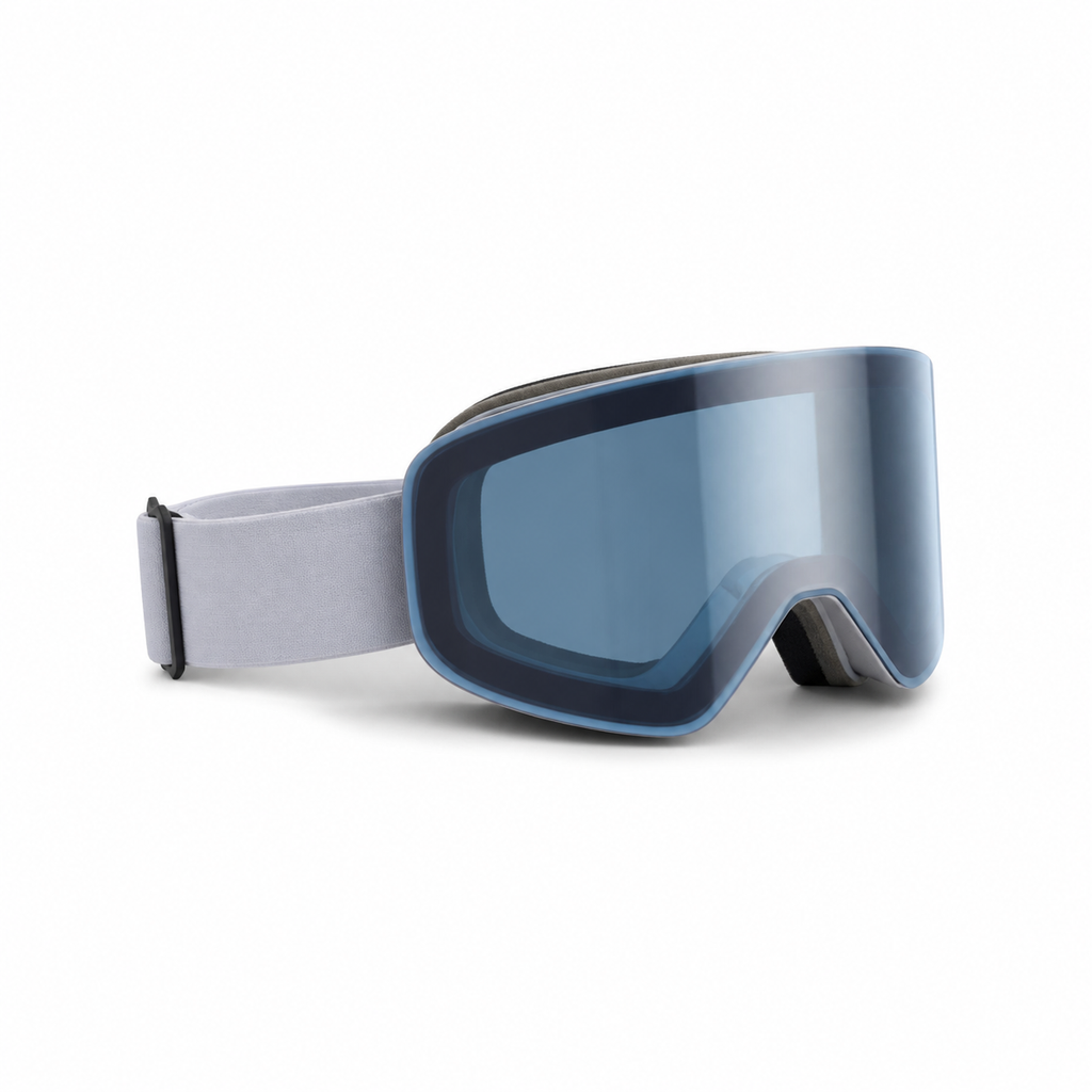 ARTIKA Silver Mirrored UV400 Anti-Fog Ski Goggles