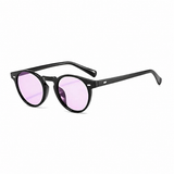 Black Frame / Lilac Lens