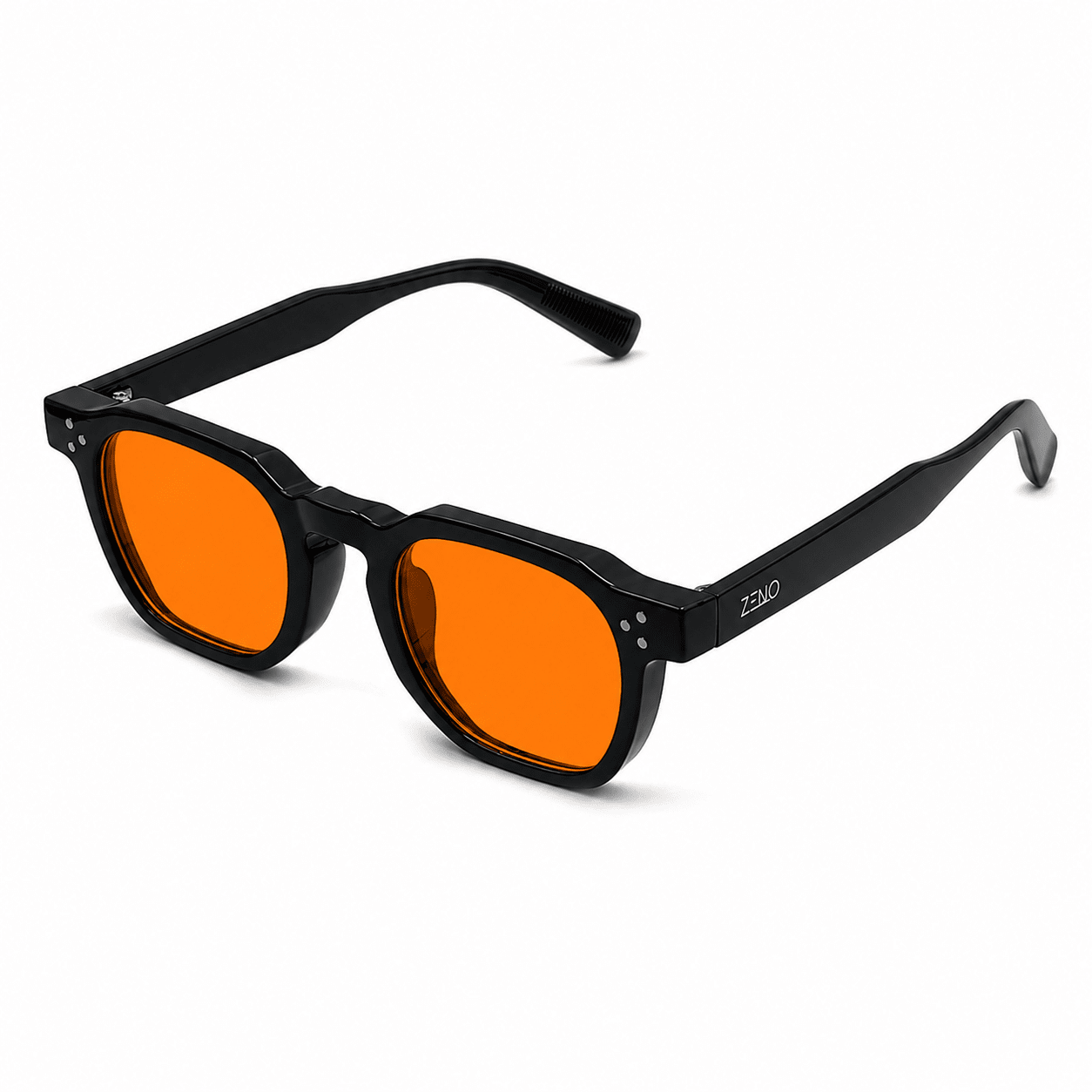 Charlez Black-Orange Blue Light Blocking Glasses