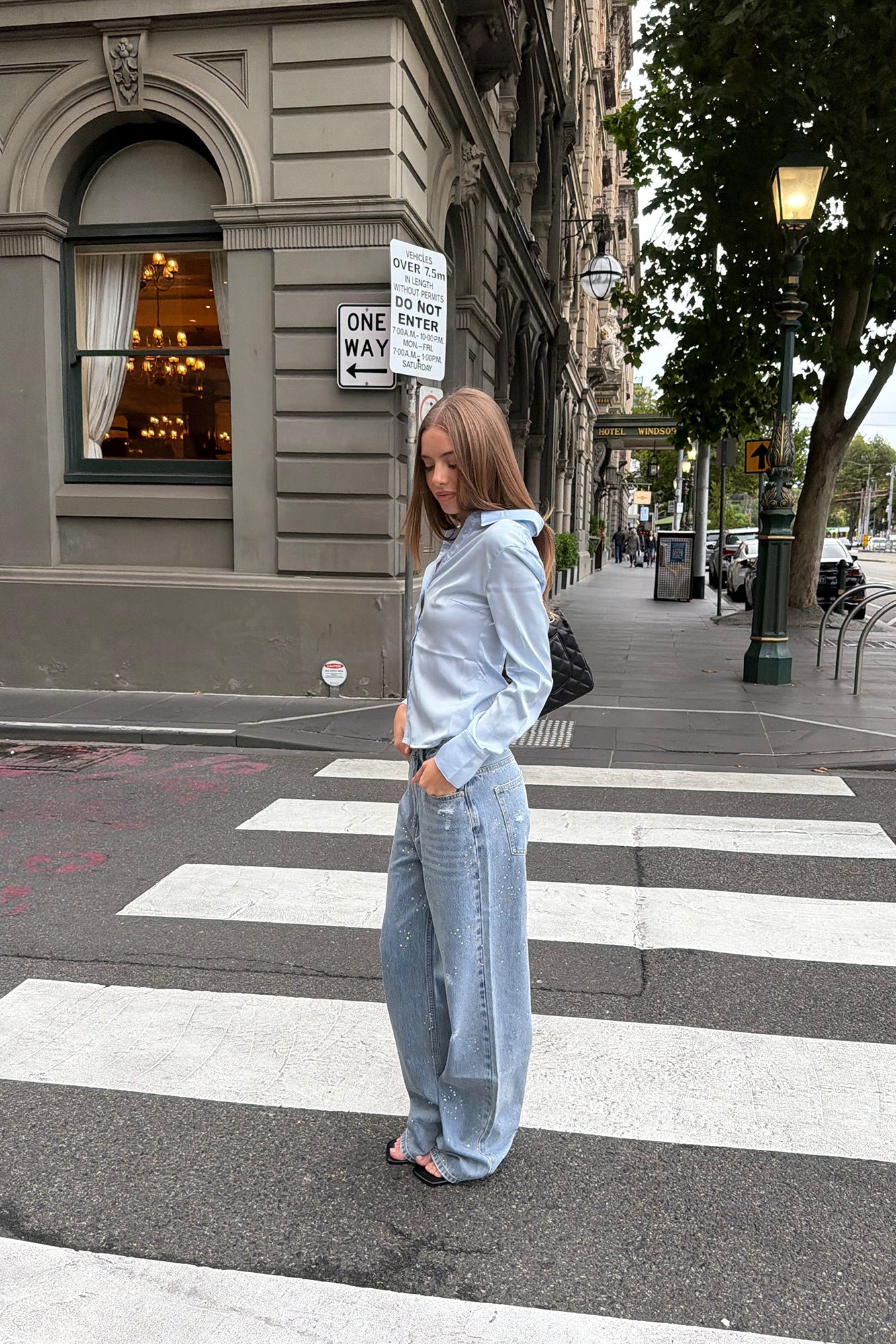 Diamante Jean Light Denim