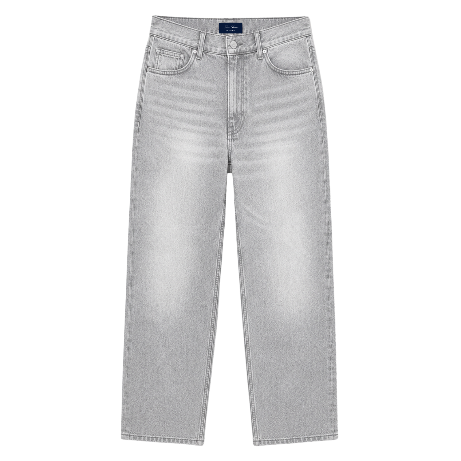 Relaxed Straight Fit Jeans Grey