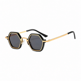 Black Frame / Gold Lens