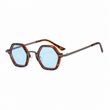 Havana Frame / Ice Blue Lens