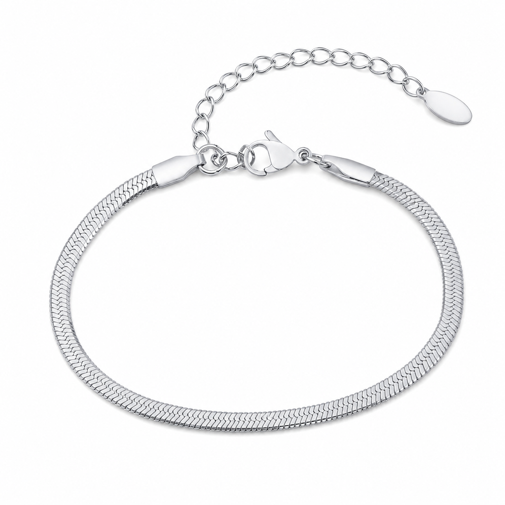 Armband-Kollektion aus Edelstahl in Silber