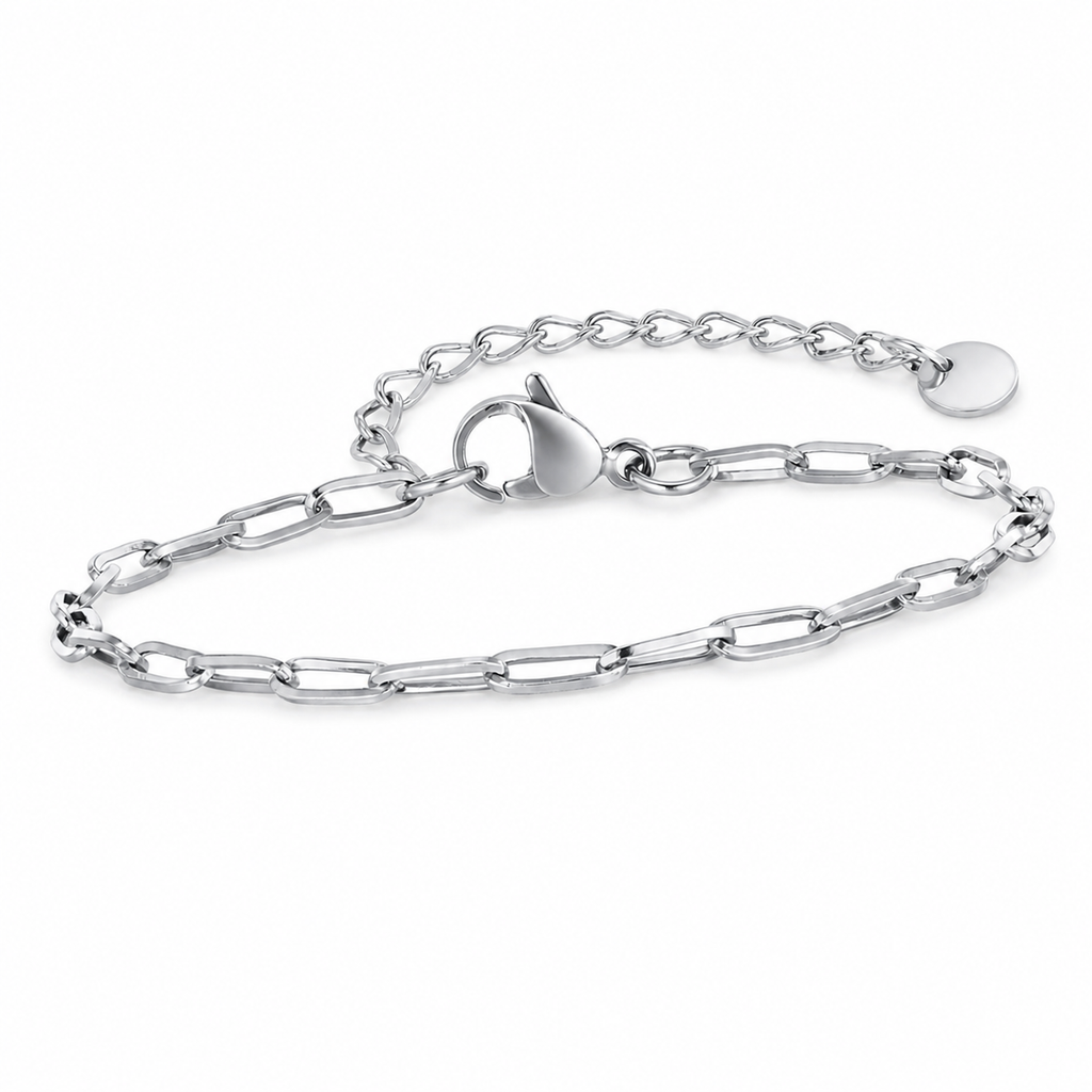 Armband-Kollektion aus Edelstahl in Silber