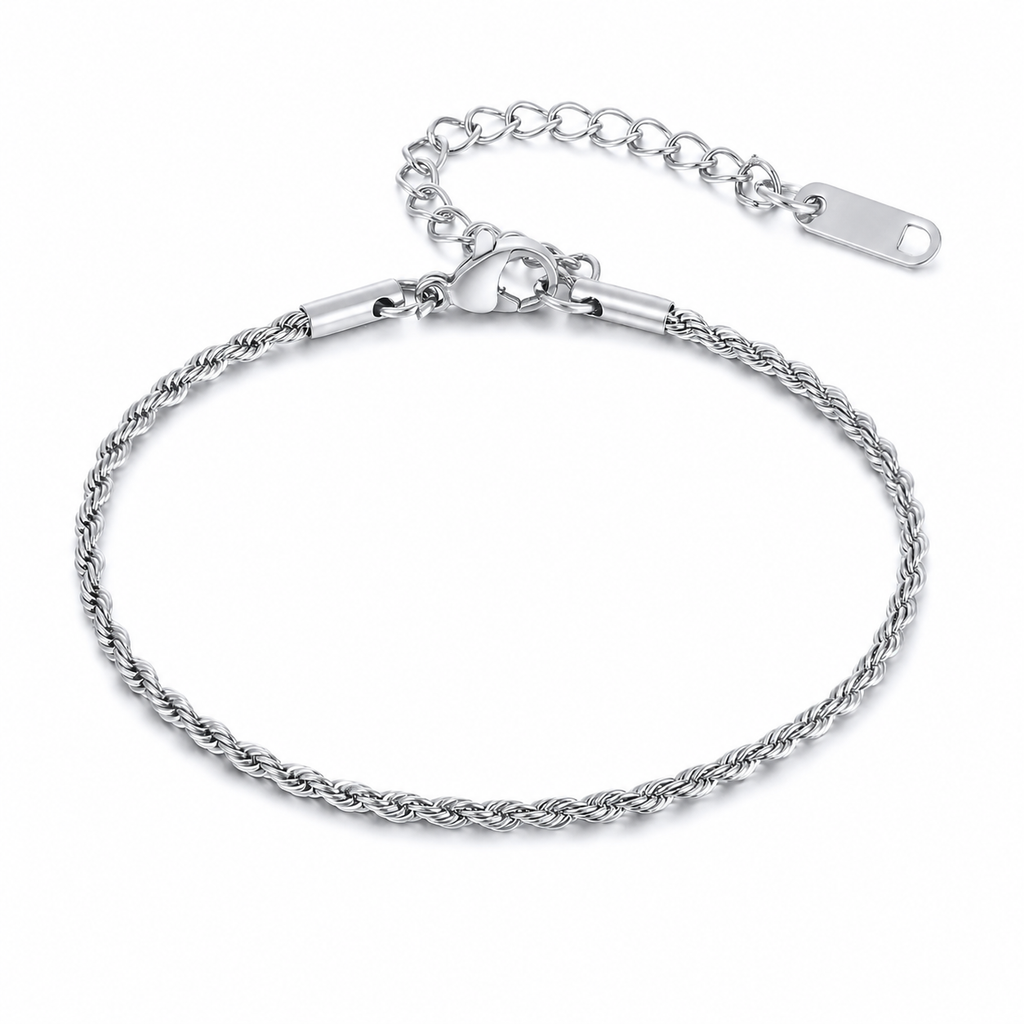Armband-Kollektion aus Edelstahl in Silber